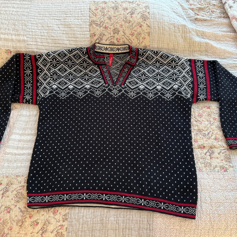 Hanna Andersson nordic sweater size L 100% cotton